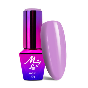 5+1gratis Lakier hybrydowy MollyLac Cocktails & Drinks Purple Rain 10g Nr 16