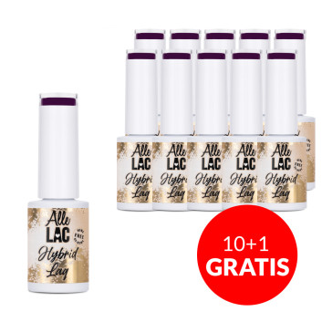 10+1gratis Lakier hybrydowy nasycona pigmentacja AlleLac Limited Edition HEMA/Di-HEMA Free 5g Nr 205