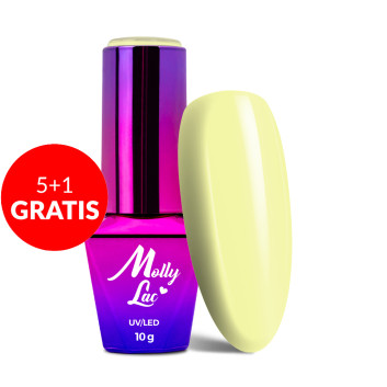 5+1gratis Lakier hybrydowy MollyLac Cocktails & Drinks Mojito 10g Nr 11