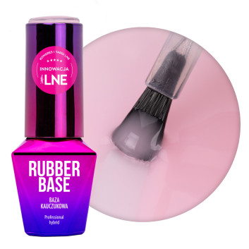 Baza kauczukowa Rubber Base 2w1 Camouflage Molly Nails Cool Nude HEMA/Di-HEMA Free 10g Nr 8