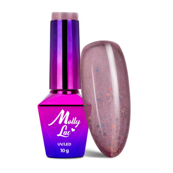 5+1gratis Lakier hybrydowy MollyLac Bling it on! Shinemazing 10g Nr 508