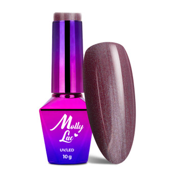 5+1gratis Lakier hybrydowy MollyLac Bling it on! Icone 10g Nr 505