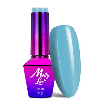 5+1gratis Lakier hybrydowy MollyLac Miss Iconic Daydream 10g Nr 518