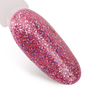 5+1gratis Lakier hybrydowy brokatowy MollyLac Born To Glow 70’s Glam 10 g Nr 572