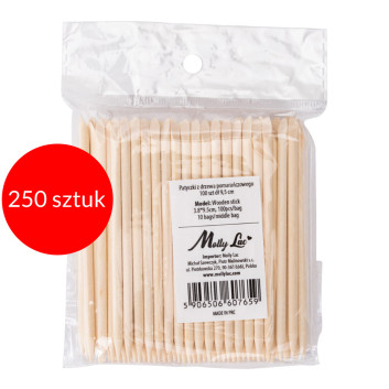 250sztuk Patyczki z drzewa pomarańczowego 100 szt dł 9,5 cm