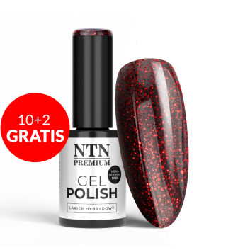 10+2gratis Lakier hybrydowy NTN Premium After Midnight Collection HEMA/Di-HEMA Free 5G NR 68