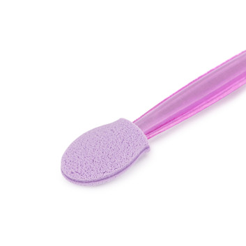 Aplikator pacynka do wcierania pyłków Molly Nails fioletowy 10 szt