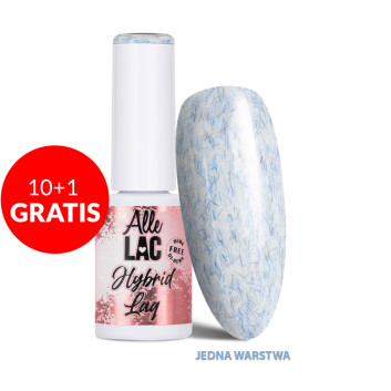 10+1gratis Lakier hybrydowy LED/UV Gel Polish Blues Denim Fluff AlleLac HEMA/Di-HEMA Free 6g