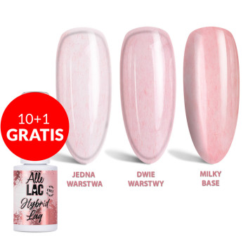 10+1gratis Lakier hybrydowy LED/UV Gel Polish Pinks Blush Blanket AlleLac HEMA/Di-HEMA Free 6g