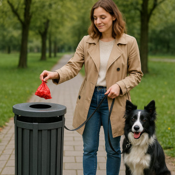 240sztuk Woreczki na odchody psów mix kolorów 4x15 sztuk