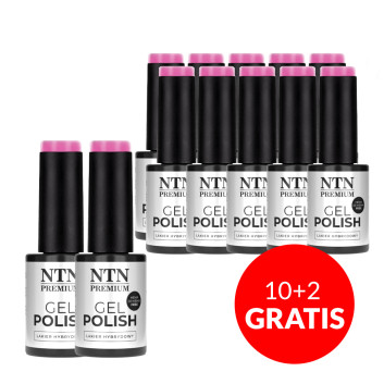 10+2gratis Lakier hybrydowy NTN Premium California Collection HEMA/Di-HEMA Free 5g Nr 140