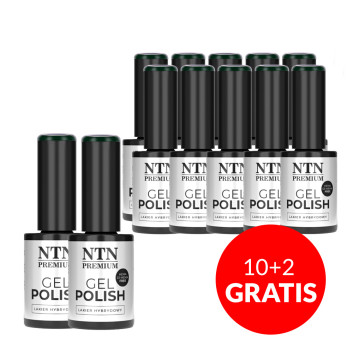 10+2gratis Lakier hybrydowy NTN Premium After Midnight Collection HEMA/Di-HEMA Free 5g Nr 71