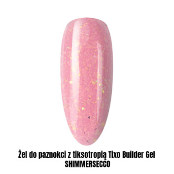 Żel do paznokci z tiksotropią Tixo Builder Gel SHIMMERSECCO 1kg