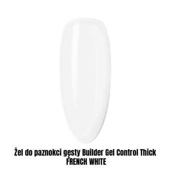 Żel do paznokci gęsty Builder Gel Control Thick FRENCH WHITE 1kg