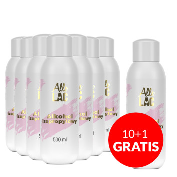 10+1gratis Alkohol izopropylowy AlleLac 500 ml