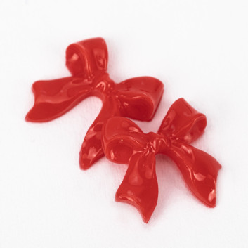 Kokardki 3D do zdobienia paznokci Molly Nails czerwone 100 szt