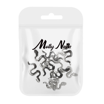 Węże 3D do zdobienia paznokci Molly Nails SZ-154 10 szt