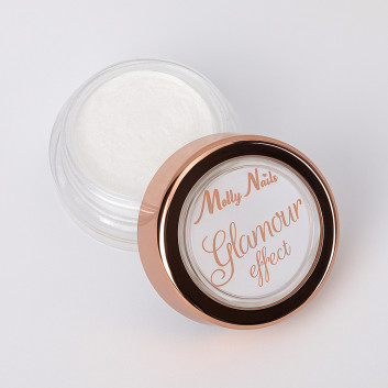 Pyłek do paznokci Glamour effect Molly Nails z pacynką Nr 1 1g
