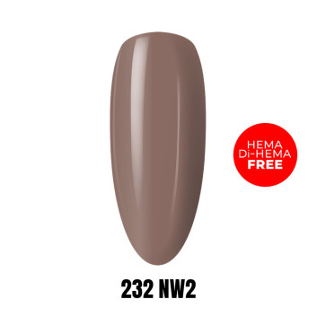 Lakier LED/UV Gel Polish 232 NW2 HEMA/Di-HEMA Free 1kg