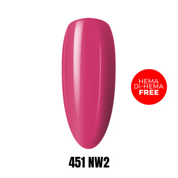 Lakier LED/UV Gel Polish 451 NW2 HEMA/Di-HEMA Free 1kg