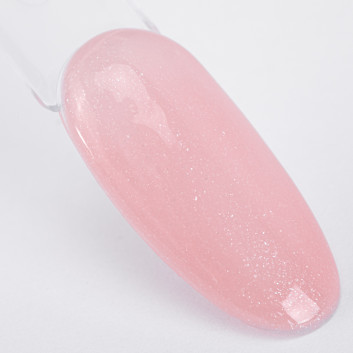 Baza kauczukowa budująca z włóknami jedwabnymi Molly Nails Rubber Fiber Base Silky Shimmer 10g