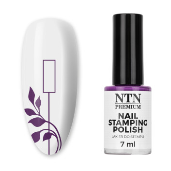 Lakier do stempli i blaszek NTN Premium fioletowy 7ml Nr 97