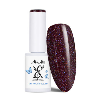 Lakier hybrydowy LED/UV Gel Polish Molly Nails by Ewelina Staszak Talizman T13 Almandyn 7g