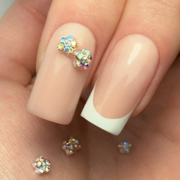 Ozdoby do paznokci kwiatki 3D Molly Nails K1124 10 szt