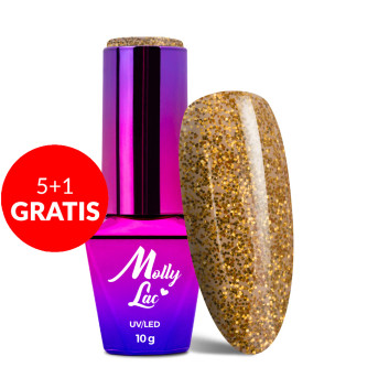5+1gratis Lakier hybrydowy MollyLac Story Time Secret Sights 10g Nr 621