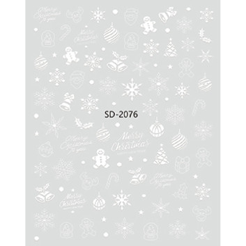 Naklejki do paznokci samoprzylepne świąteczne Molly Nails SD2076