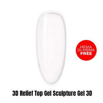 3D Relief Top Gel Sculpture Gel 3D HEMA/Di-HEMA Free 1kg