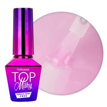 Top Milky Molly Nails Daisy mleczny no wipe bez przemywania HEMA/Di-HEMA Free 10 g
