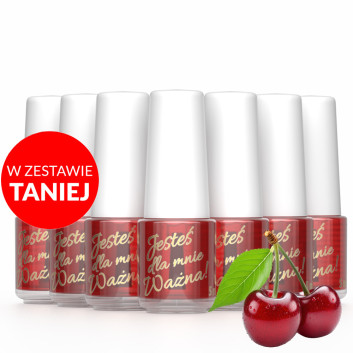 500sztuk Oliwka okazjonalna do skórek i paznokci o zapachu wiśni 5 ml