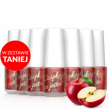 500sztuk Oliwka okazjonalna do skórek i paznokci o zapachu czerwonego jabłka 5 ml