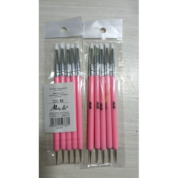 Zestaw sonda + silikonowy aplikator AlleLac róż 5 szt