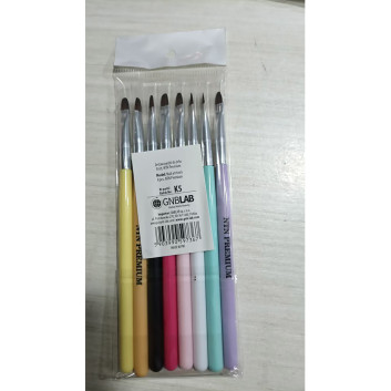 Zestaw pędzli do żelu NTN Premium 8 szt