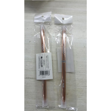 Pędzelek do żelu metalowy kwadratowy AlleLac rozmiar 4