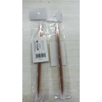 Pędzelek do żelu metalowy kwadratowy rozmiar 4