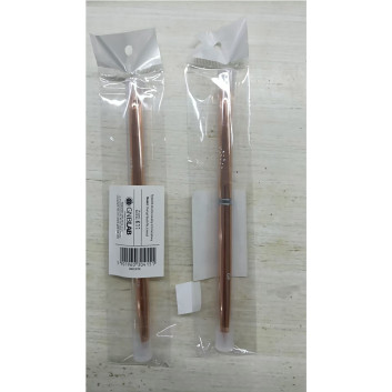 Pędzelek do żelu metalowy owalny rozmiar 6