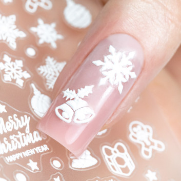 Naklejki do paznokci samoprzylepne świąteczne Molly Nails SD-2076