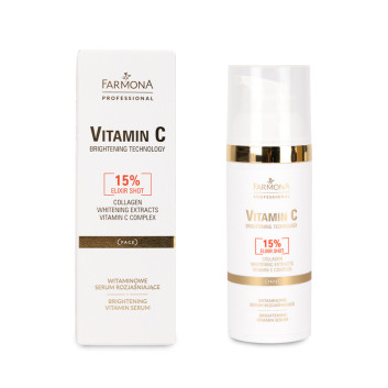 Witaminowe serum rozjaśniające Farmona Vitamin C elixir shot 15% 50 ml