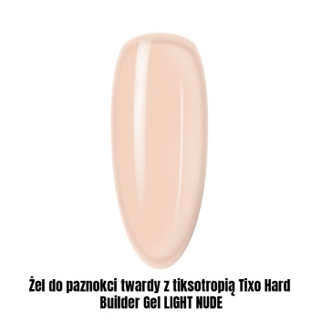 Żel do paznokci twardy z tiksotropią Tixo Hard Builder Gel LIGHT NUDE 1kg