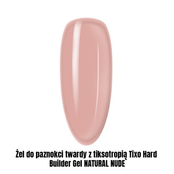 Żel do paznokci twardy z tiksotropią Tixo Hard Builder Gel NATURAL NUDE 1kg