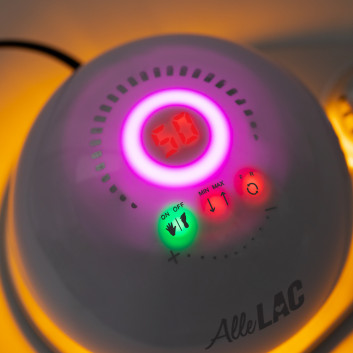 12sztuk Frezarka do paznokci 68W AlleLac do manicure pedicure biała M21 50 000 obrotów