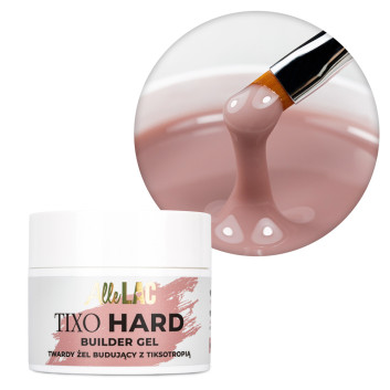 Żel budujący twardy z tiksotropią AlleLac Tixo Hard Builder Gel Natural Nude 45g