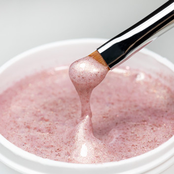 10+1gratis Żel budujący z tiksotropią AlleLac Tixo Builder Gel SparkleSecco 45g