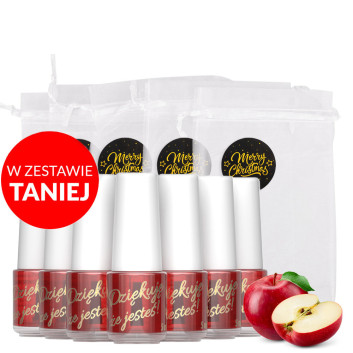 100sztuk Oliwka okazjonalna do skórek i paznokci o zapachu czerwonego jabłka z woreczkiem 5 ml