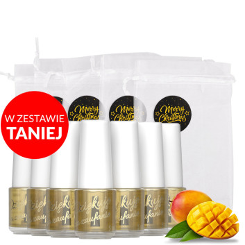 100sztuk Oliwka okazjonalna do skórek i paznokci o zapachu mango z woreczkiem 5 ml