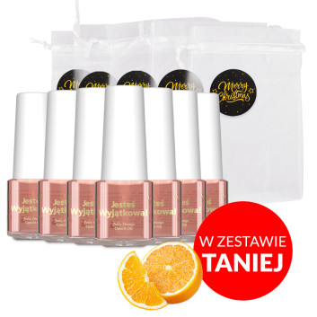 100sztuk Oliwka okazjonalna do skórek i paznokci o zapachu Juicy Orange z woreczkiem 5 ml