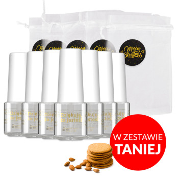 100sztuk Oliwka okazjonalna do skórek i paznokci o zapachu Almond Cookies z woreczkiem 5 ml